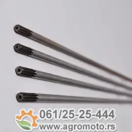 Kardan za trimer 1530x8 mm 9 zuba - 4 komada, slika 1 - Delovi za VILLAGER trimere