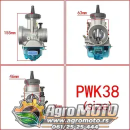 Karburator univerzalni PWK 38mm RACING 250cc-450cc, slika 5 - Karburatori