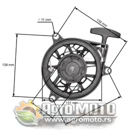 Starter Honda GCV145 GCV170 GCV200, slika 1 - Delovi za HONDA kosilice