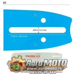 Mač testere (vodilica lanca) 50 cm 36 zuba 3/8" 1,5 Alpina Dolmar Husqvarna Wiltek, slika 1 - Mačevi / Vodilice za testere
