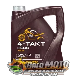 Motorno ulje MANNOL 4-Takt Plus 10W-40 7202 4L, slika 1 - Motorna ulja za 4T skutere