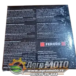 Pakne Tomos A3 Ferodo, slika 3 - Kočioni sistem za TOMOS