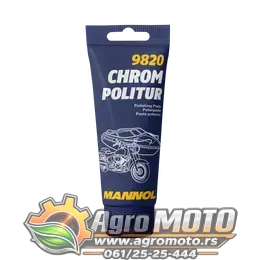 Pasta za čišcenje hromiranih delova MANNOL Chrom Politur 9820 100 ml, slika 1 - Kozmetika i održavanje