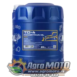 Ulje za transmisiju i hidrauliku MANNOL TO-4 Powertrain 10W 2601 20L, slika 1 - Transmisiona ulja