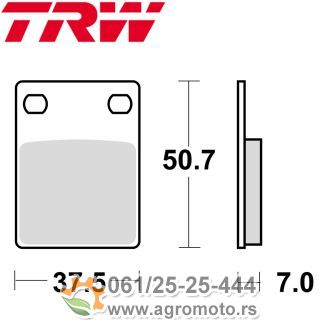 Disk pločice Tomos BT50 CTX80 TRW 1