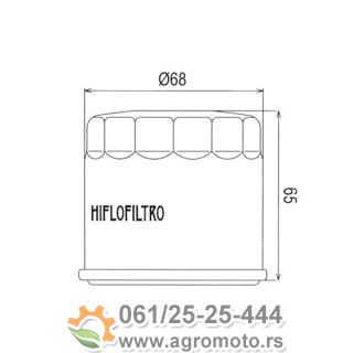 Filter ulja HF138C hrom HifloFiltro 2