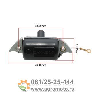 Bobina Tomos IMT 506 6V crno Bosch paljenje Kina 1
