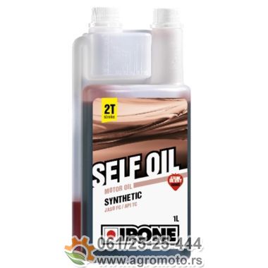 Motorno ulje IPONE Self Oil 2T 1L sa mirisom jagode 1